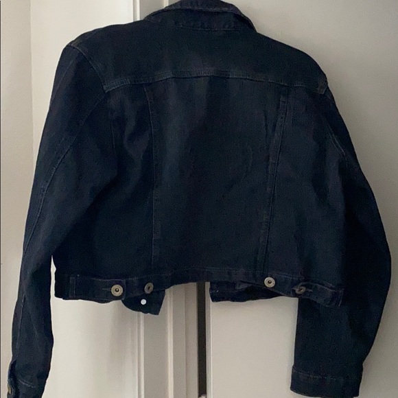 black jean jacket - Picture 2 of 3